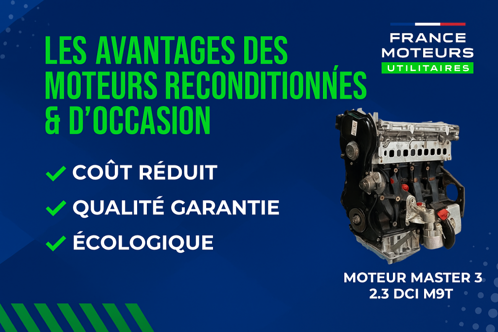 Les avantages des moteurs reconditionnés et d'occasion