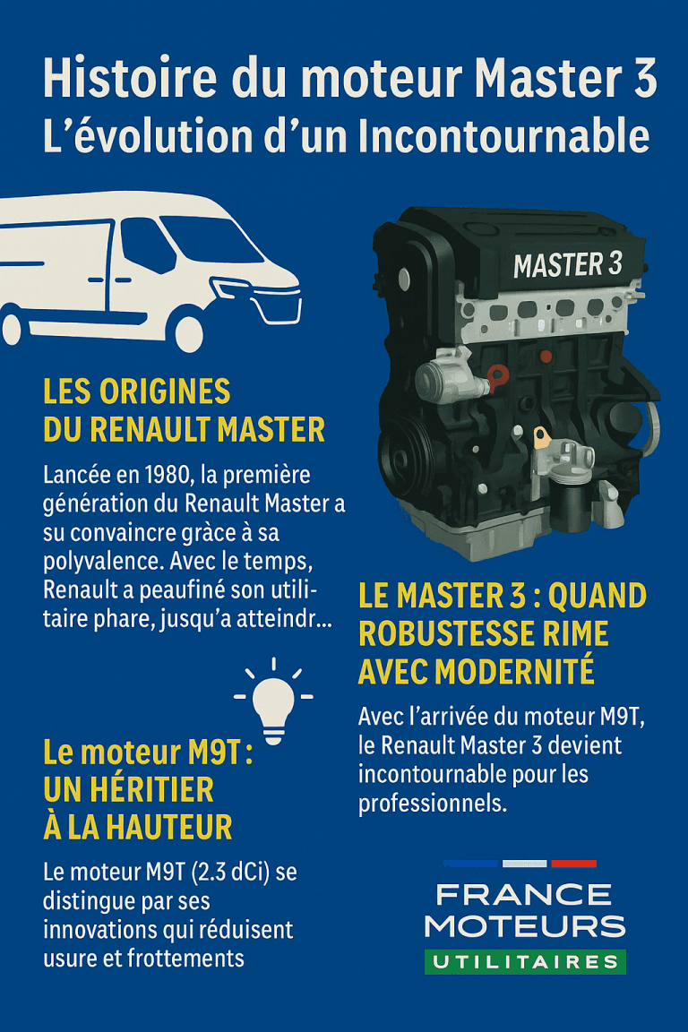Histoire du moteur Master 3 : L’évolution d’un Incontournable