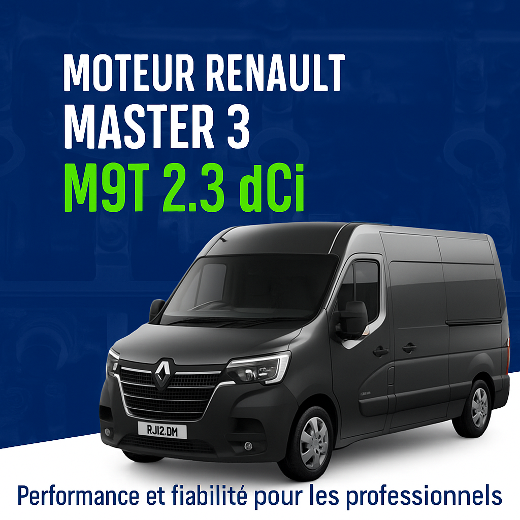 Moteur Renault Master 3 M9T 2.3 dCi : Performance et Fiabilité pour les Professionnels