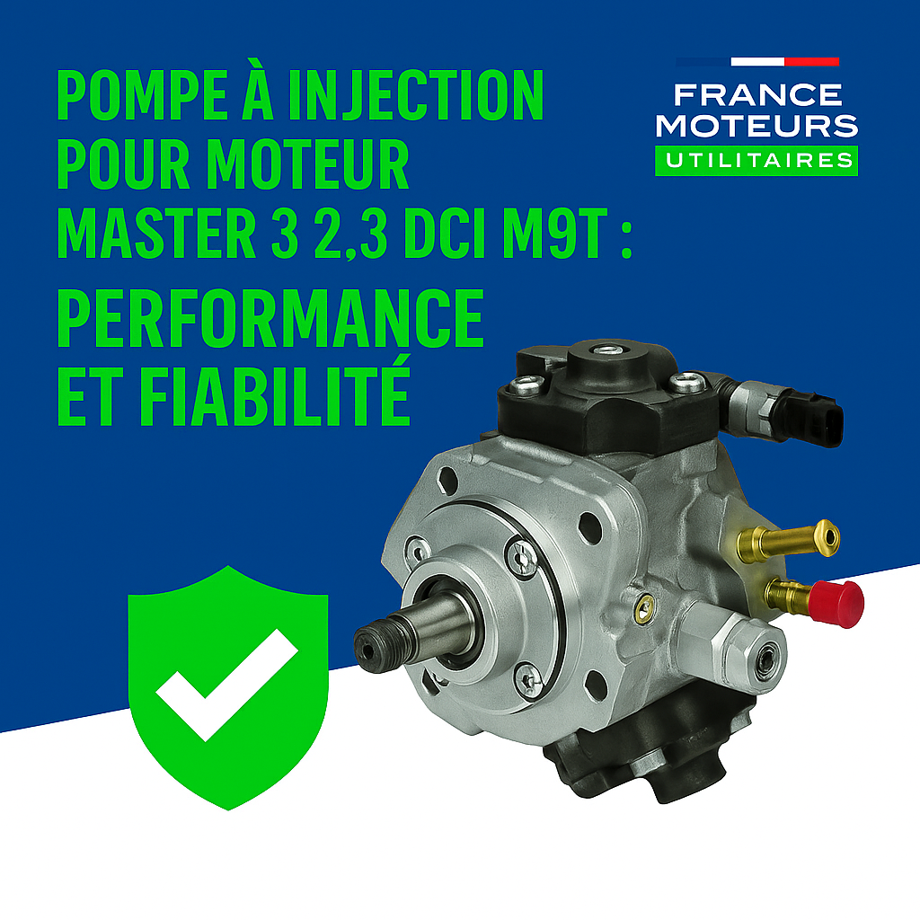 Pompe à Injection pour Moteur Master 3 2.3 DCI M9T : Performance et Fiabilité