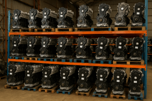 Moteurs Renault Master 3 alignés dans un atelier spécialisé France Moteurs